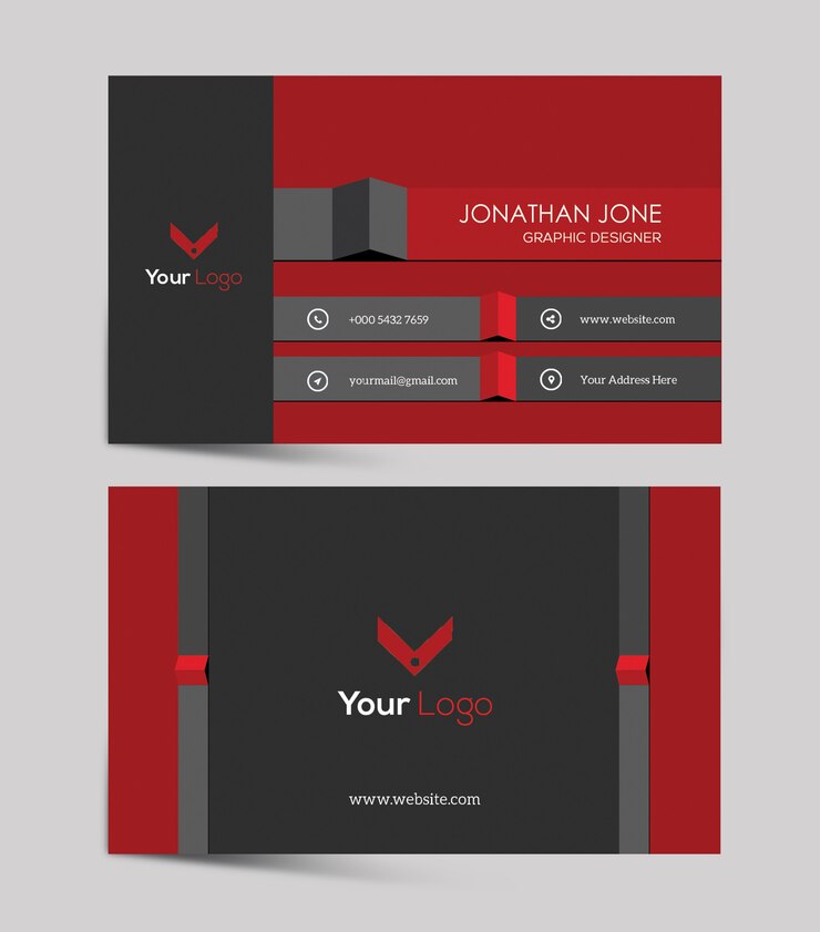 PSD corporate business card