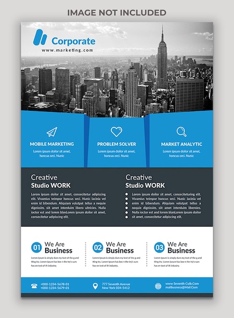 PSD corporate business flyer