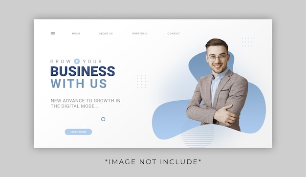 Corporate Business Landing Vorlagen