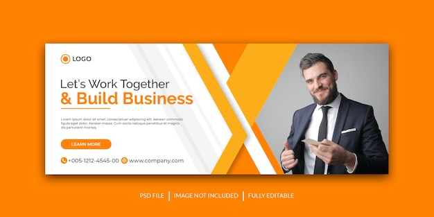Corporate Business Marketing Promotion Facebook und Social Media Cover Vorlage