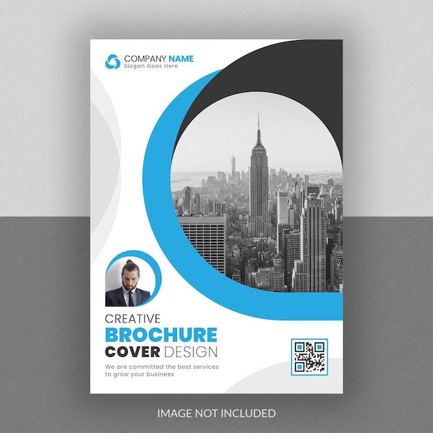 PSD corporate business mehrzweck-flyer-design und broschüren-deckblattvorlage