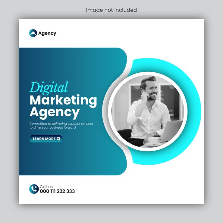 Corporate Business Social Media Post Design Facebook Instagram Digital Marketing Agency Template