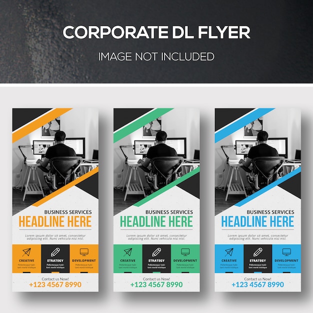 PSD corporate dl-flyer