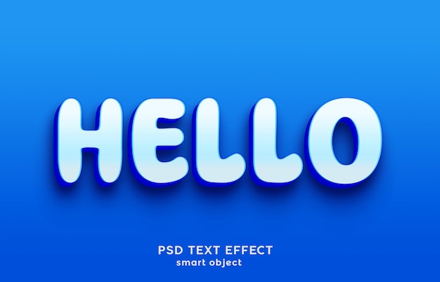Corporate Hallo PSD-Texteffektdesign 3d