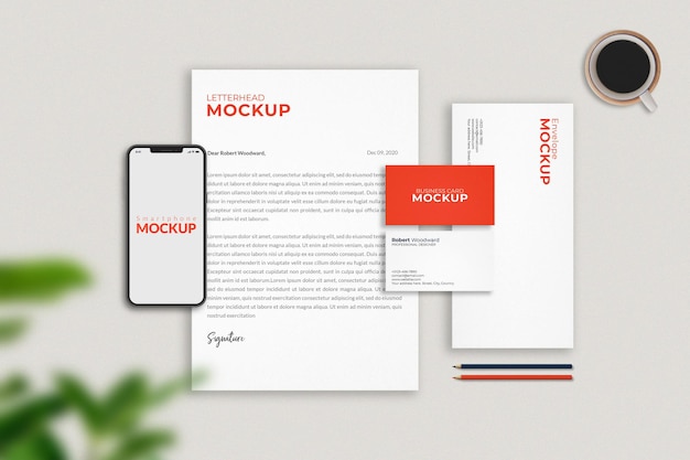 Corporate identity branding modelldesign