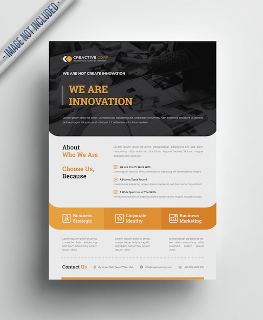 Corporate Kreativgeschäft Flyer