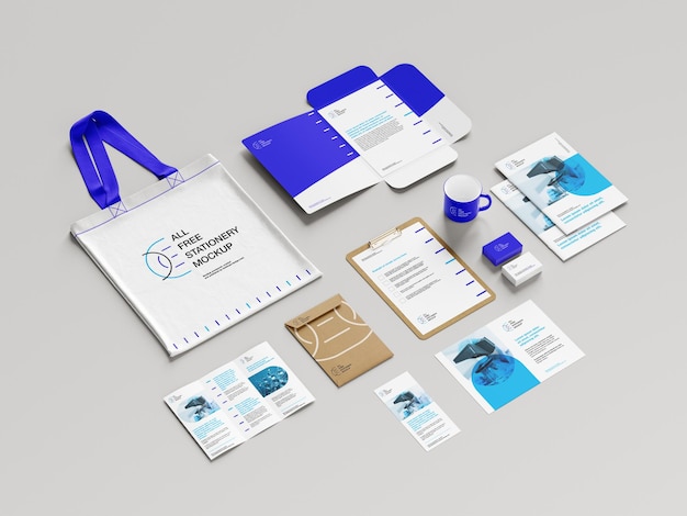 Corporate Stationery Mockup für das Business Branding