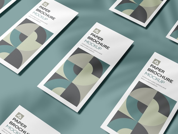 Corporate Trifold Broschüre Modell psd