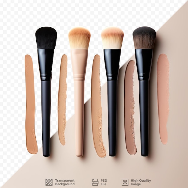 Correcteur Bb Cc Cream Foundation Présenté Sur Fond Transparent échantillon Cosmétique