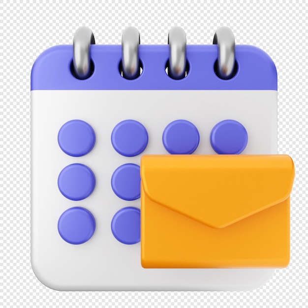 Correio de calendário 3D