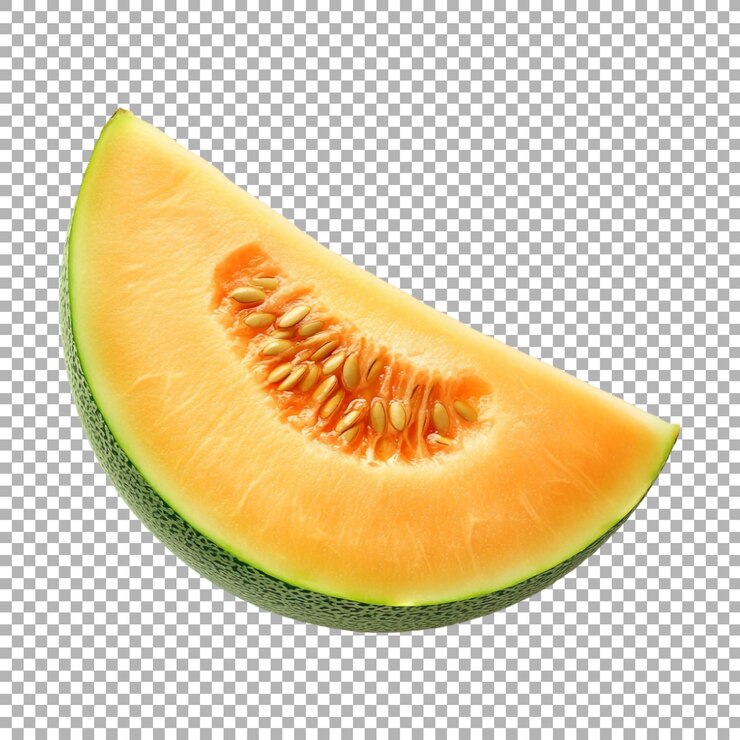 PSD cortada de papaya en un fondo transparente generada por ai