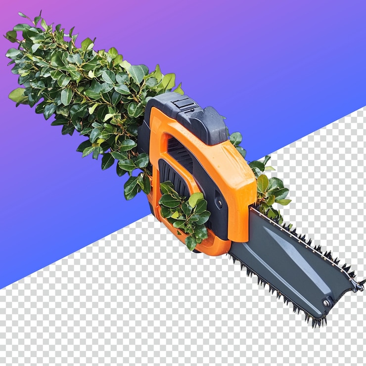 PSD cortador de setos de alta calidad png para proyectos de jardinería y paisajismo