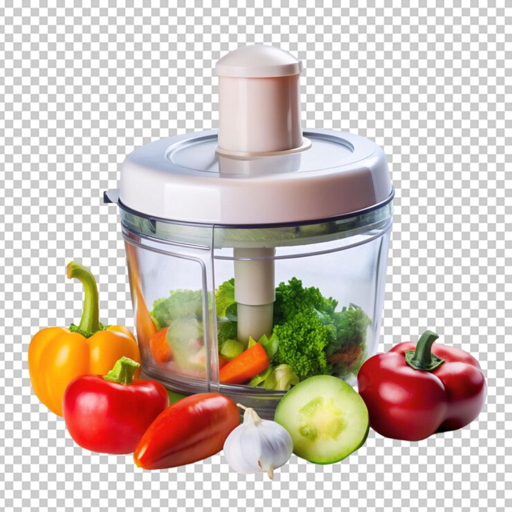 PSD cortador de verduras sobre un fondo transparente