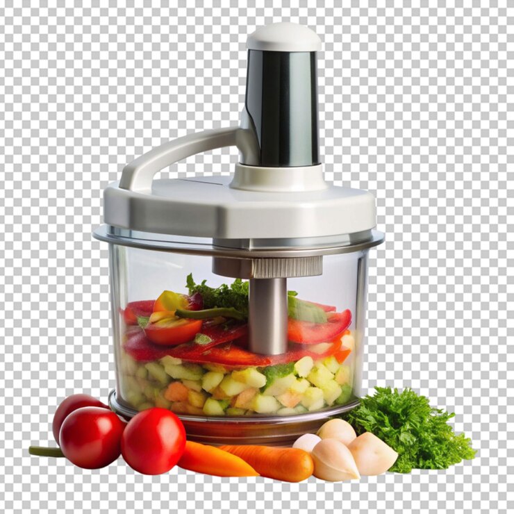PSD cortador de verduras sobre un fondo transparente