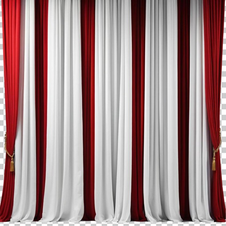 PSD cortina roja para la escena de la ópera del teatro