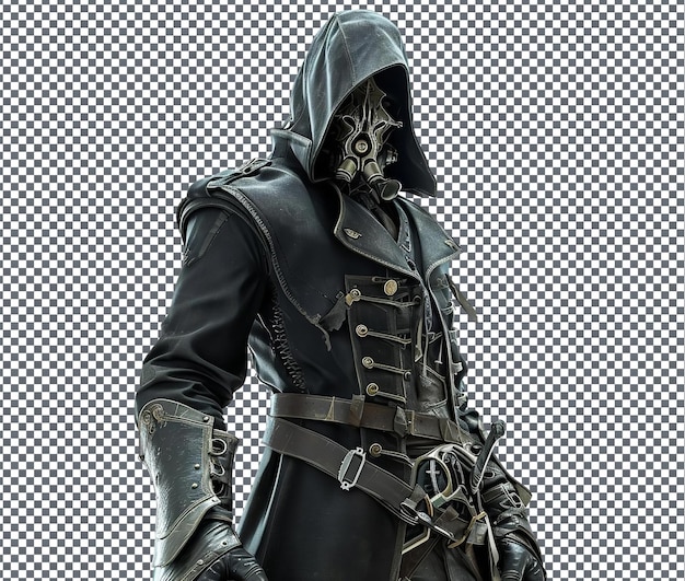 Corvo Attano Dishonored yang kuat diisolasi pada latar belakang transparan