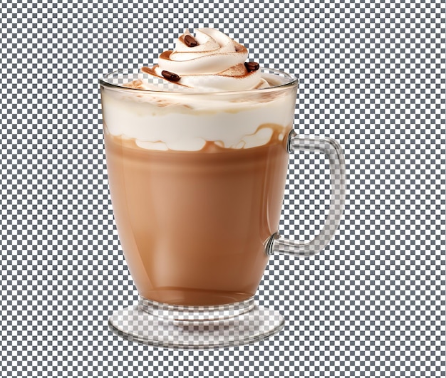 Così dolce cioccolata calda e_rish isolato su sfondo trasparente