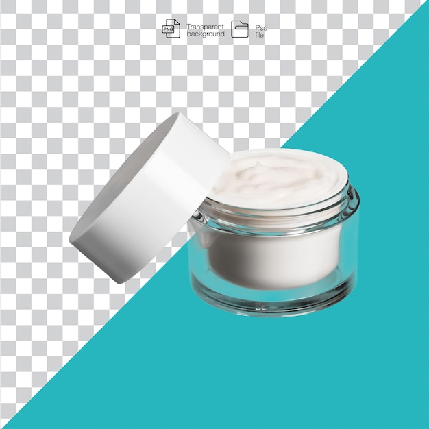 Cosmetic Cream Jar isolated on transparent background