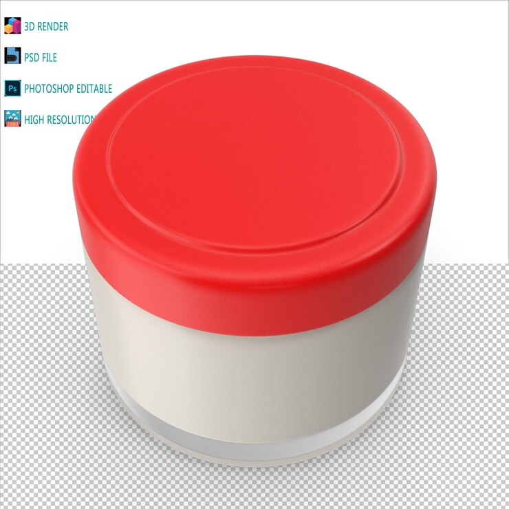PSD cosmetic jar 3d render psd (pdf) el juego está disponible para todos los usuarios.