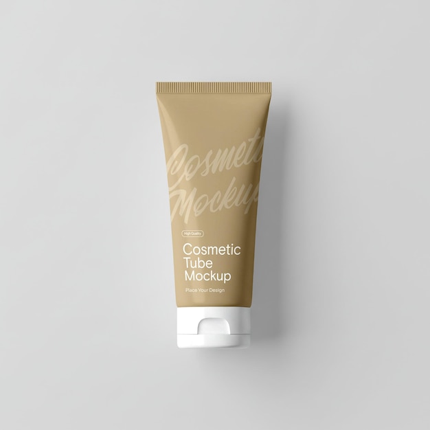 cosmetic tube mockup - cream packaging design