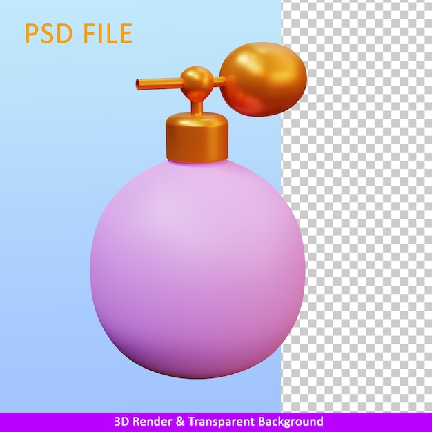 Cosméticos de ilustración de render 3d