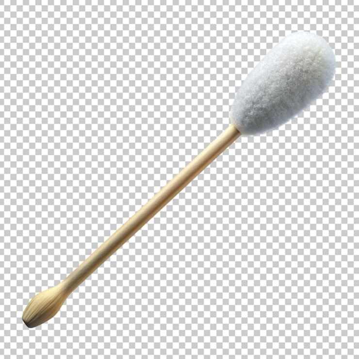 PSD cottonbud aislado sobre un fondo transparente