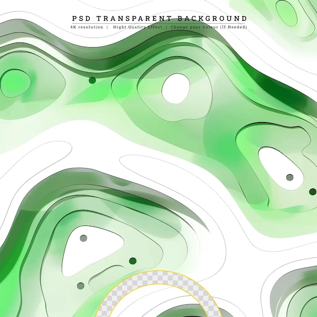 PSD la couleur de fond naturelle du grain flou peut être changée sur un fond transparent