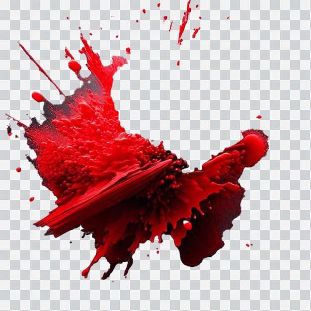 PSD couleur rouge de l'explosion