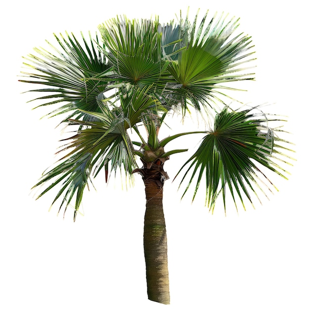 coupe Livistona_Chinensis_Chinois_Fan_Palme à fond transparent