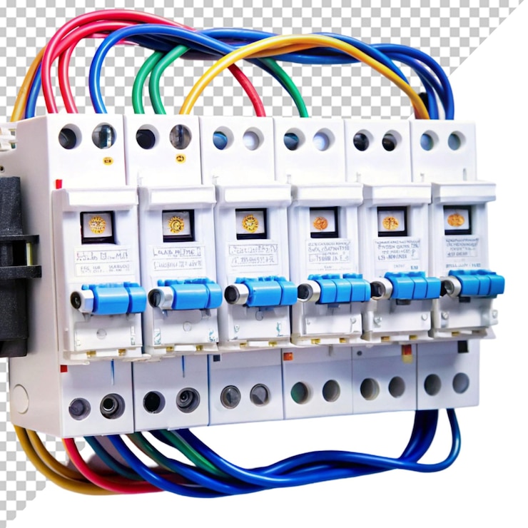 PSD coupeurs automatiques sur fond transparent