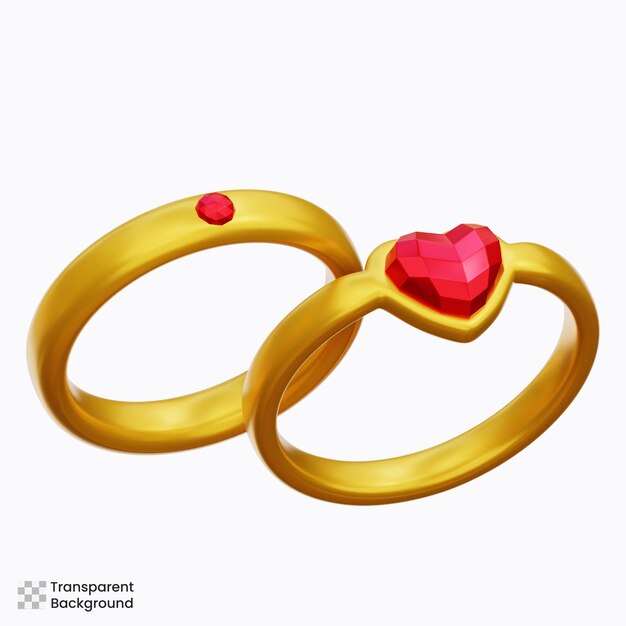 PSD couple ring 3d-symbol-bildgebung