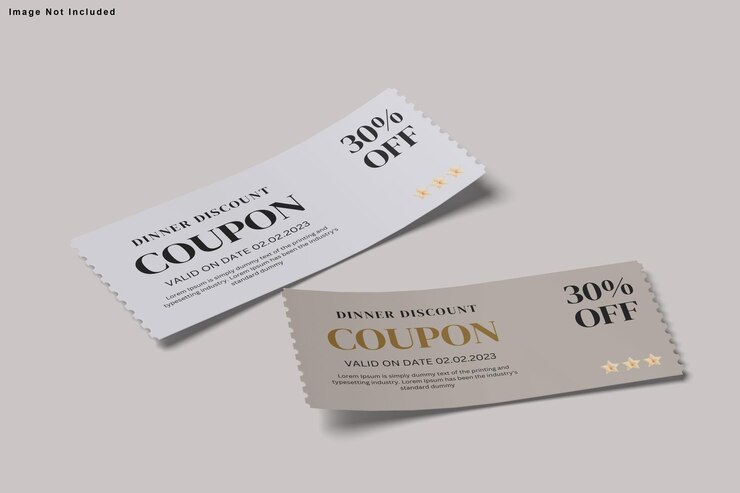PSD coupon mokcup