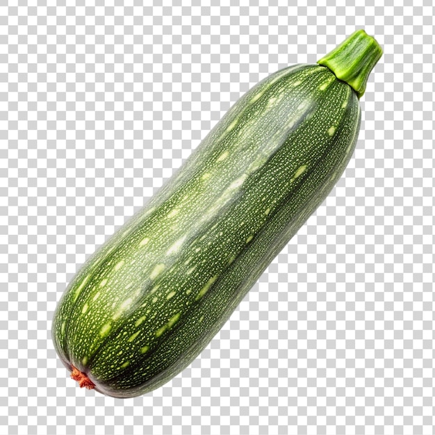 Courgettes Fraîches Isolées Sur Un Fond Transparent