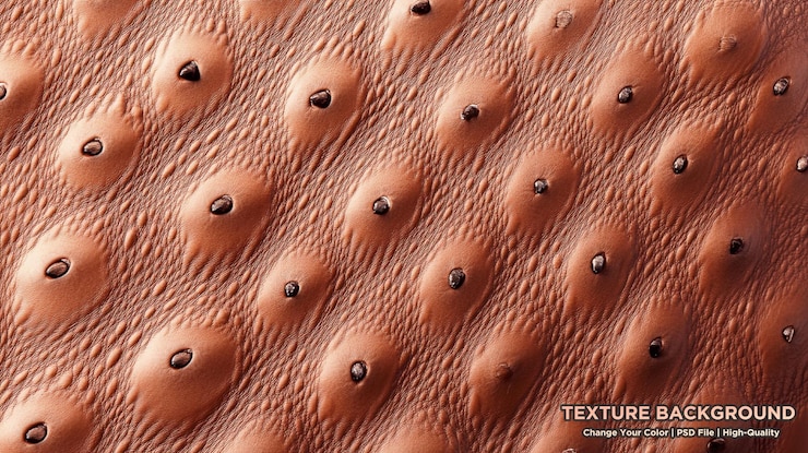 PSD couro natural castanho escuro com textura de couro verdadeiro vintage útil como fundo
