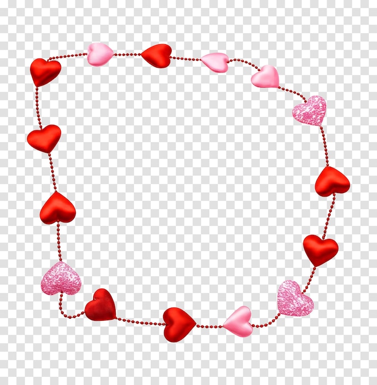 PSD couronne de la saint-valentin rustique avec des fleurs et des brindilles naturelles
