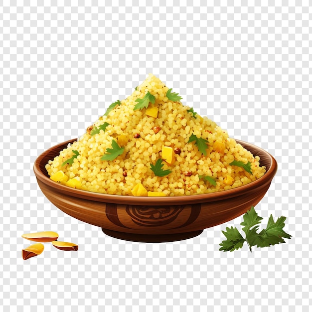 PSD couscous isolé sur fond transparent