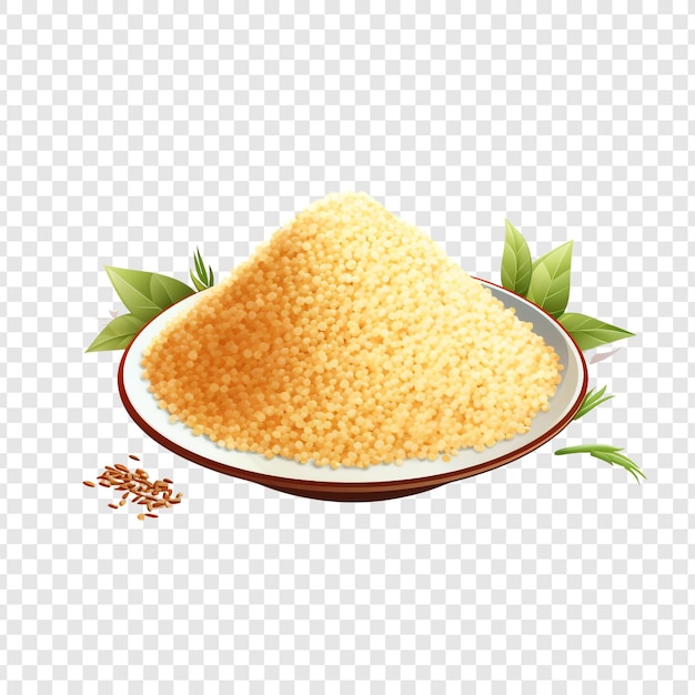 PSD couscous isolé sur fond transparent