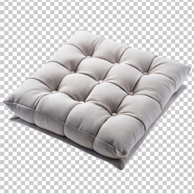 PSD coussin de siège confortable sur fond transparent