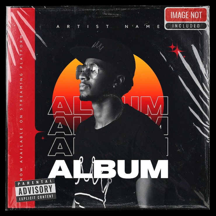 PSD couverture de l'album en plastique modèle psd 01