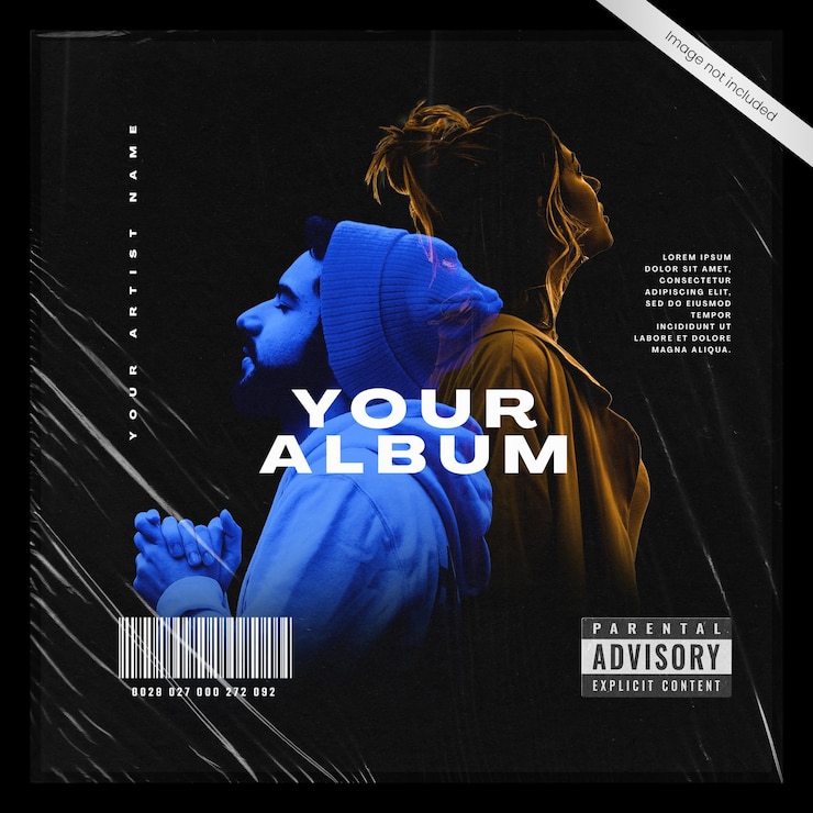 PSD couverture de l'album en plastique modèle psd 09
