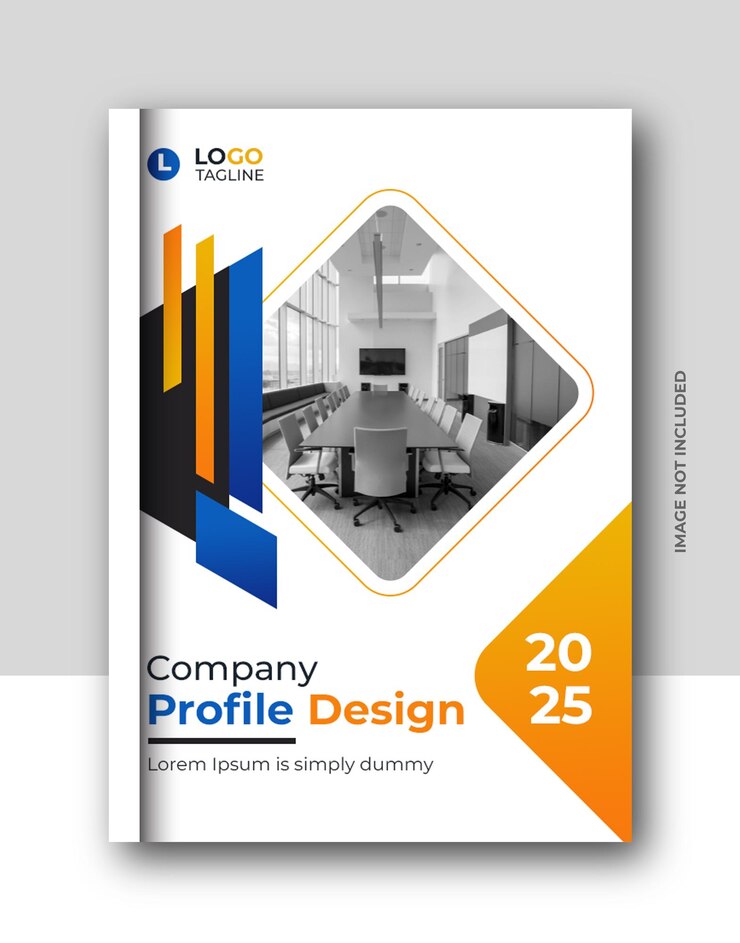 Couverture de brochure ou de couverture de livre d'affaires de rapport annuel d'entreprise moderne