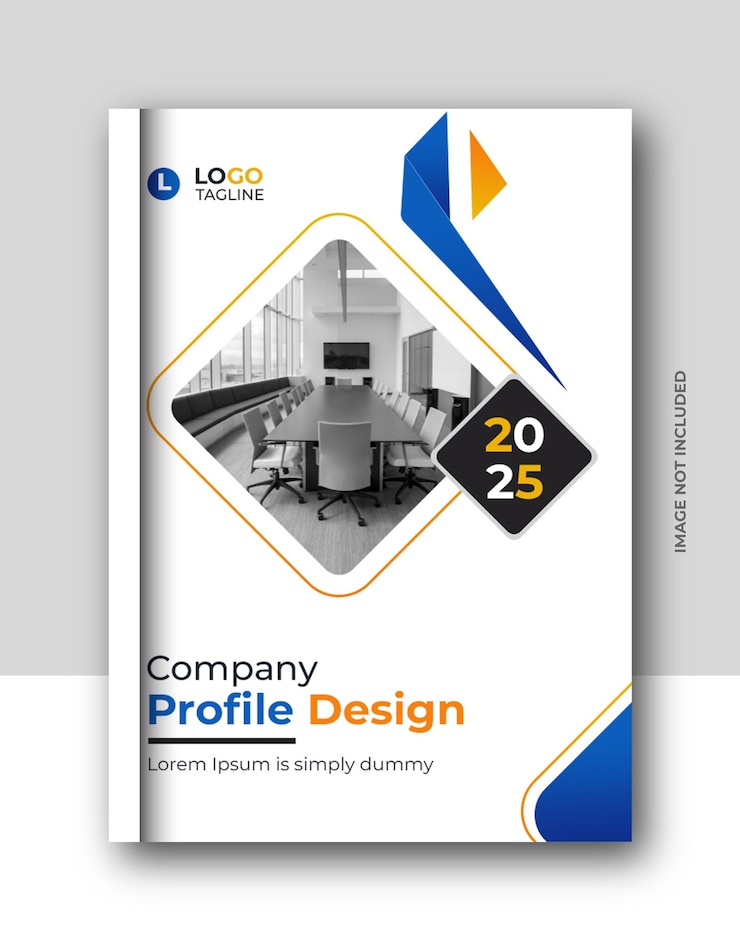 PSD couverture de brochure ou de couverture de livre d'affaires de rapport annuel d'entreprise moderne