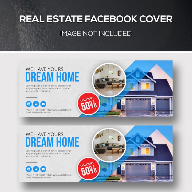 Couverture Facebook Immobilier