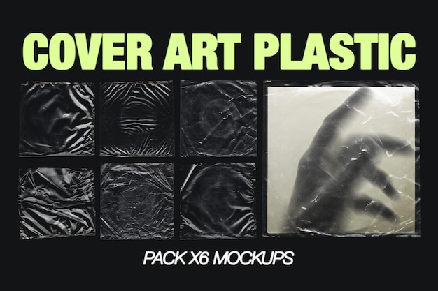 PSD couverture de texture plastique