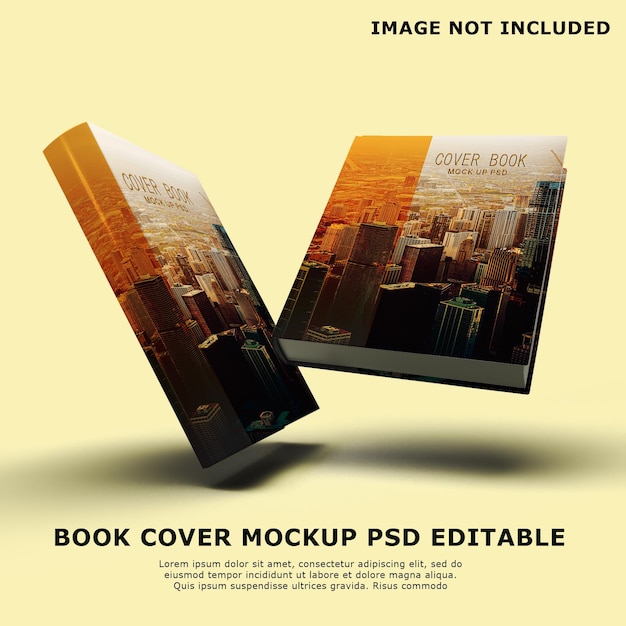 PSD cover buch mockup psd