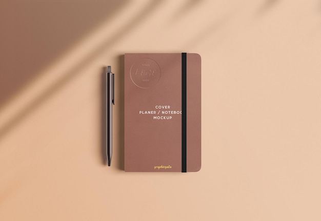 Cover notebook mockup