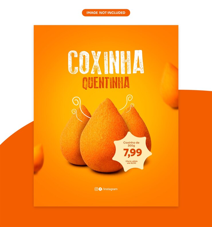 Coxinha Promotion for Instagram