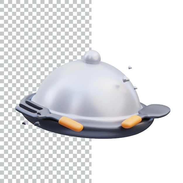 PSD cozinhar 3d icon render design de ativos 3d ilustração de ícone