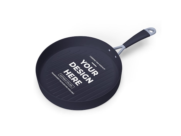 Cozinhar Fry Pan Mockup Isolado