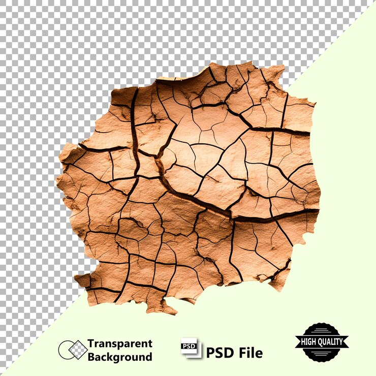 PSD cracked dry earth texture highresolution psd mit durchsichtigem hintergrund